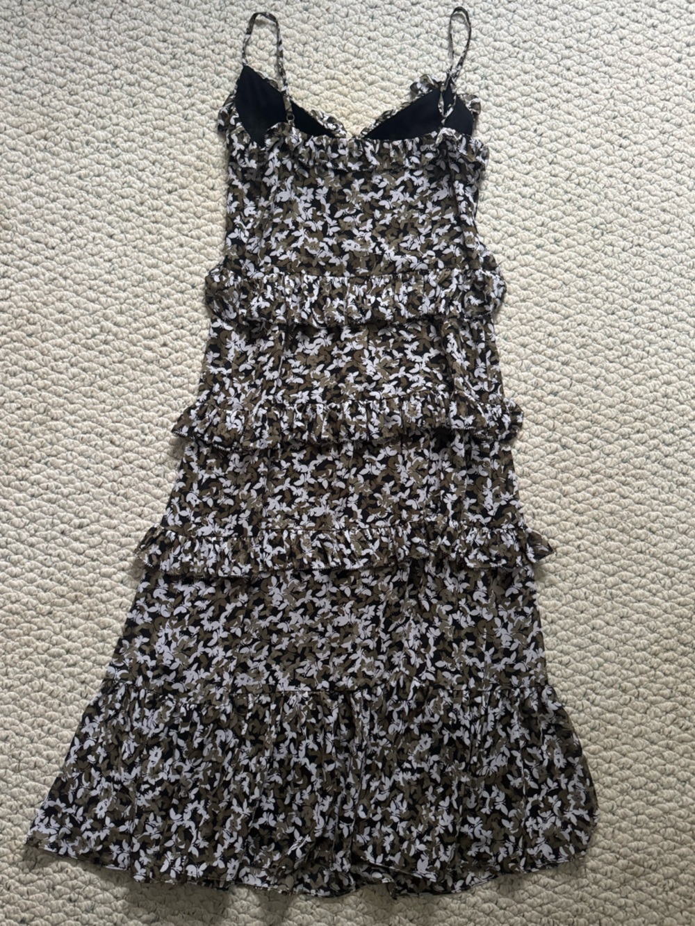 Michael Kors Floral Tiered Slip Dress - Picture 4 of 5